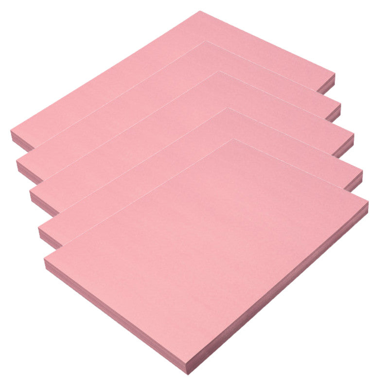 PRANG - Construction Paper, Pink, 12" x 18", 100 Sheets Per Pack, 5 Packs