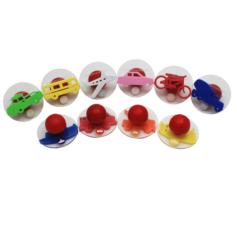 READY 2 LEARN - Giant Stampers - Transportation Vehicles - Set 1 - Set of 10