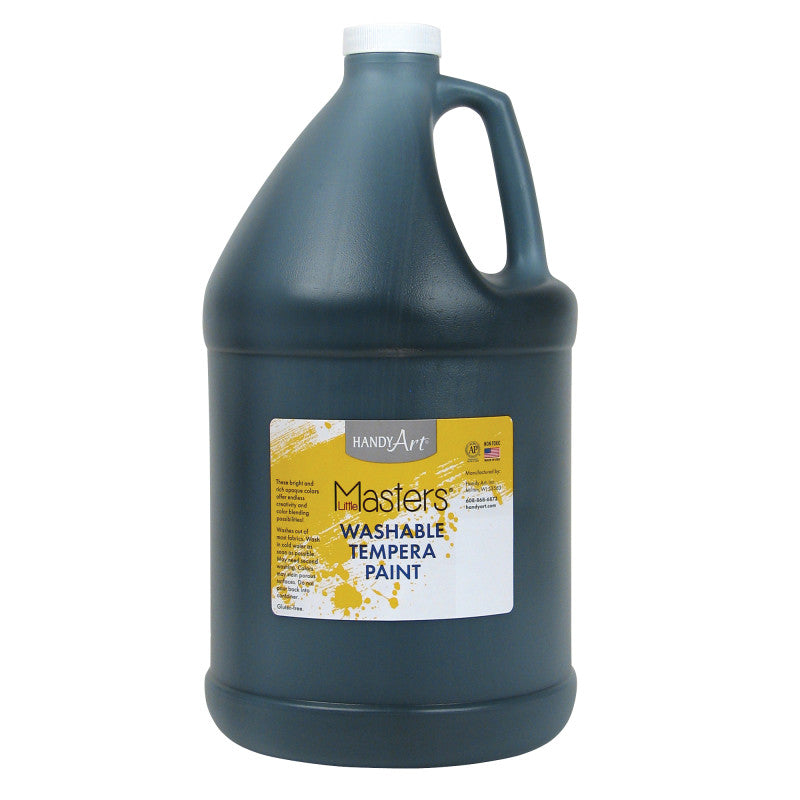 HANDY ART - Little Masters® Washable Tempera Paint, Black, Gallon