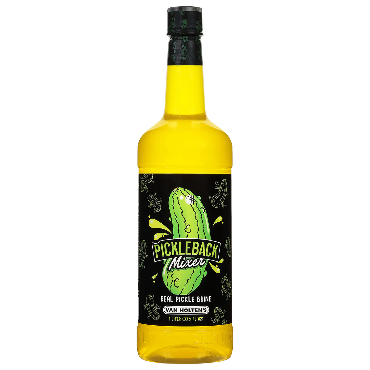 Van Holten's Pickleback Mixer Real Pickle Brine 33.8 fl oz - Case of 6