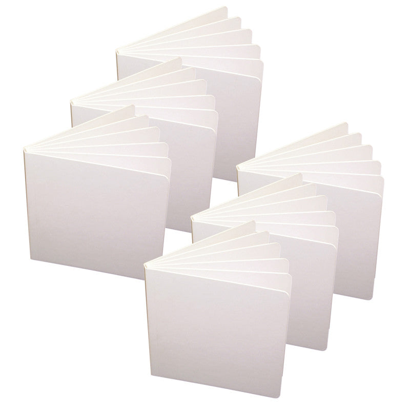 ASHLEY PRODUCTIONS - Blank Chunky Board Book, 5" x 5", White, Pack of 6