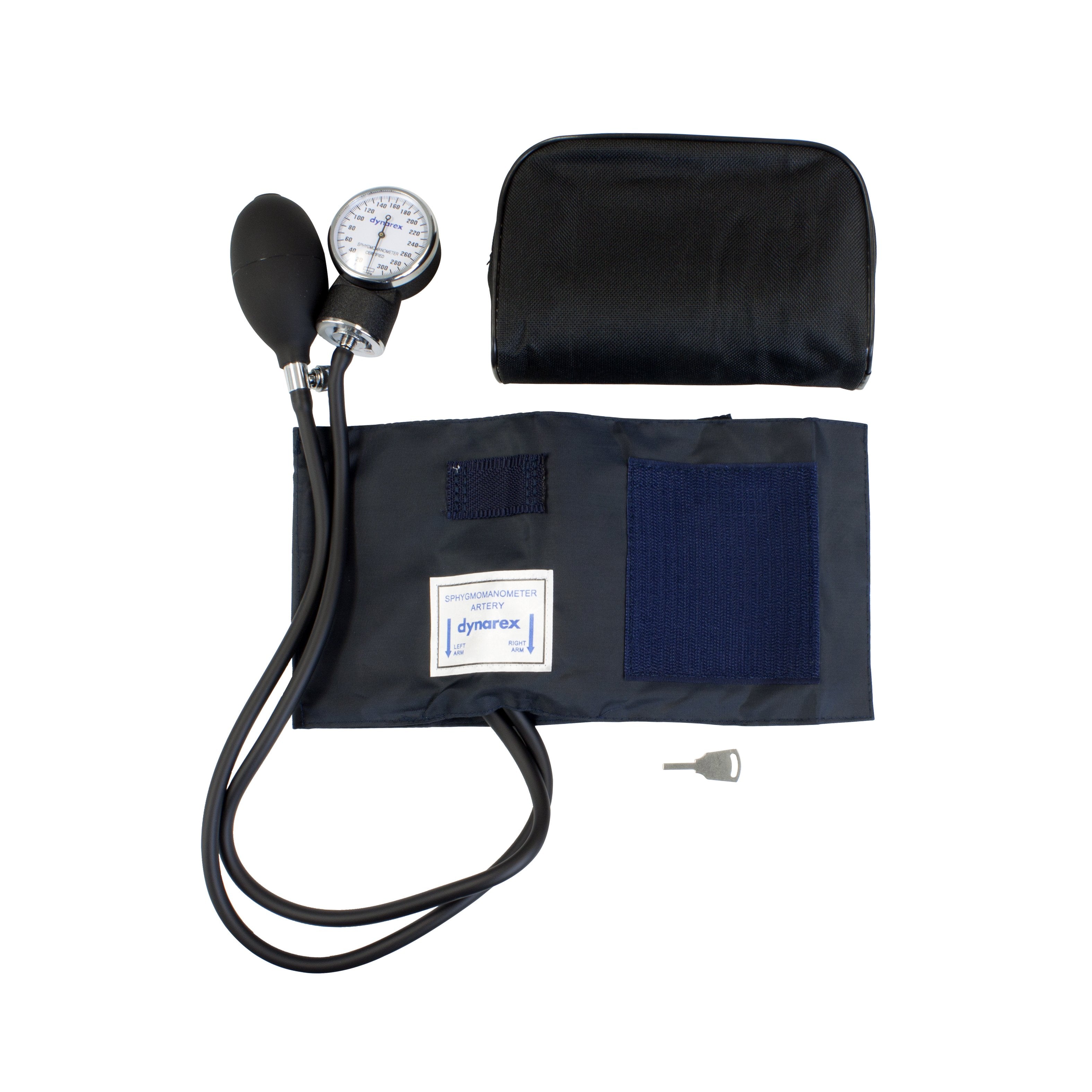 Dynarex - Aneroid Sphygmomanometer Unit Dynarex® Adult Cuff Nylon Cuff 19 - 27 cm Pocket Aneroid [10/CS]