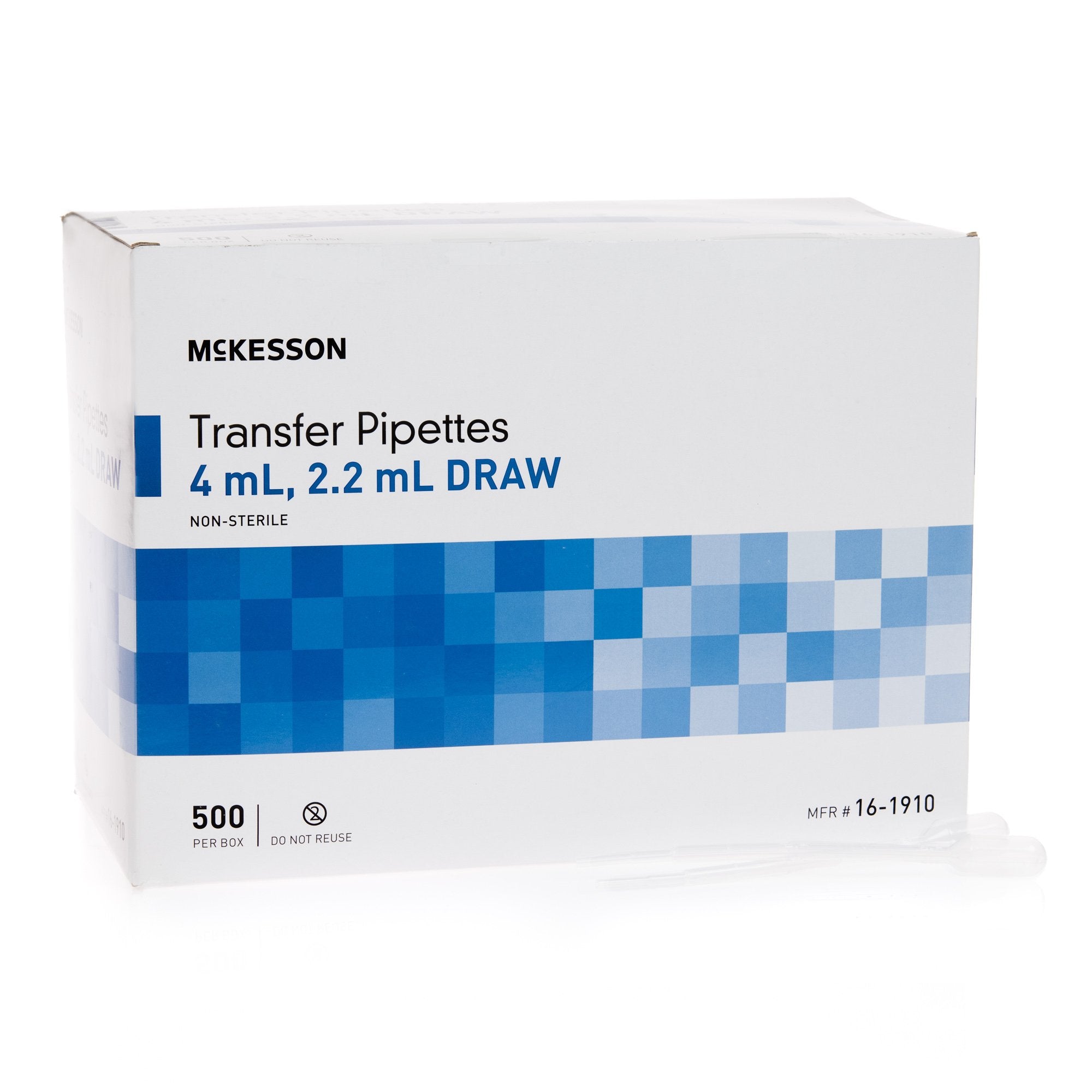 McKesson Brand - McKesson Transfer Pipette 3.9 mL Capacity 0.5 to 1 mL Graduation Increments NonSterile [1/BX]