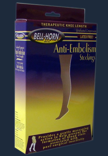 DJO - Anti-embolism Stocking Bell-Horn® Knee High 3X-Large / Regular Beige Closed Toe [1/PR]