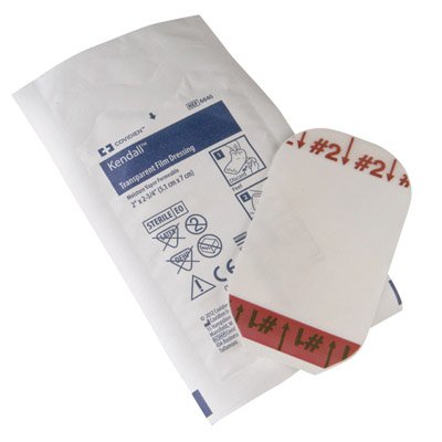 Cardinal - Transparent Film Dressing Kendall™ 4 X 4-3/4 Inch 2 Tab Delivery Rectangle Sterile [1/EA]