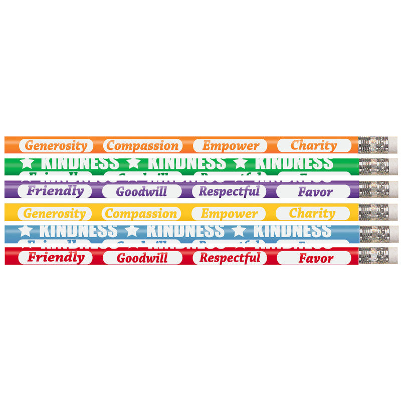MUSGRAVE PENCIL COMPANY - Kindness Kounts Motivational Pencil, 12 Per Pack, 12 Packs