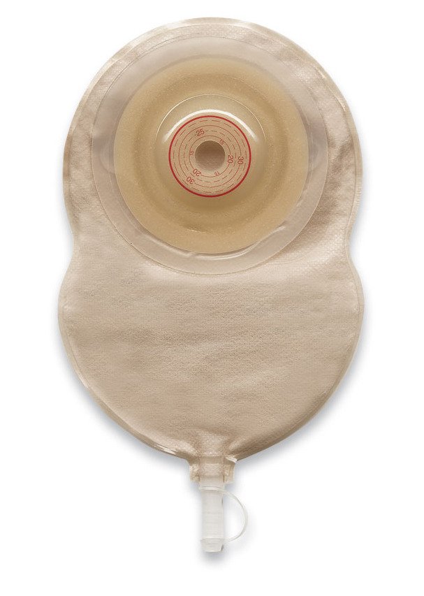 ConvaTec - Urostomy Pouch Esteem® + Flex One-Piece System 7-1/2 Inch Length Convex V1, Pre-Cut Drainable [10/BX]
