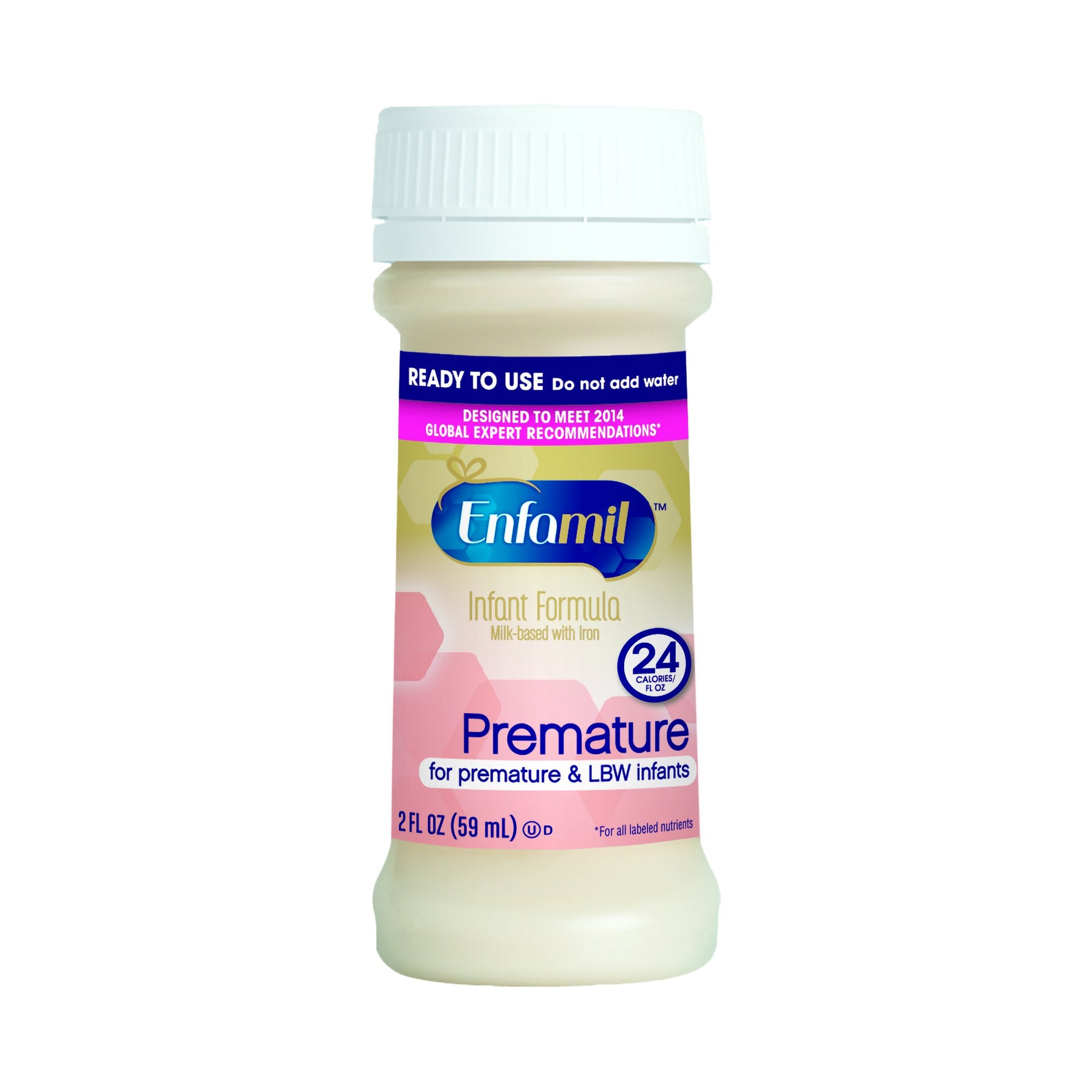 Mead Johnson - Infant Formula Enfamil® Premature 24 Cal Unflavored 2 oz. Nursette Bottle Liquid Milk-Based Premature [48/CS]