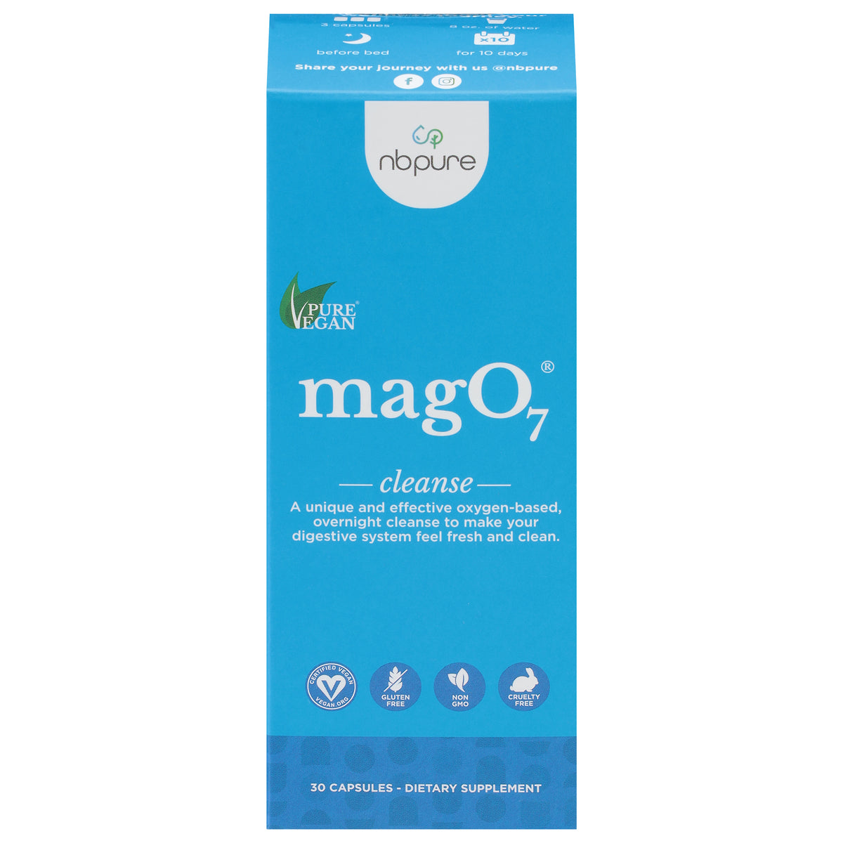 NBPure Cleanse Mag O7 30 Capsules - Case of 1