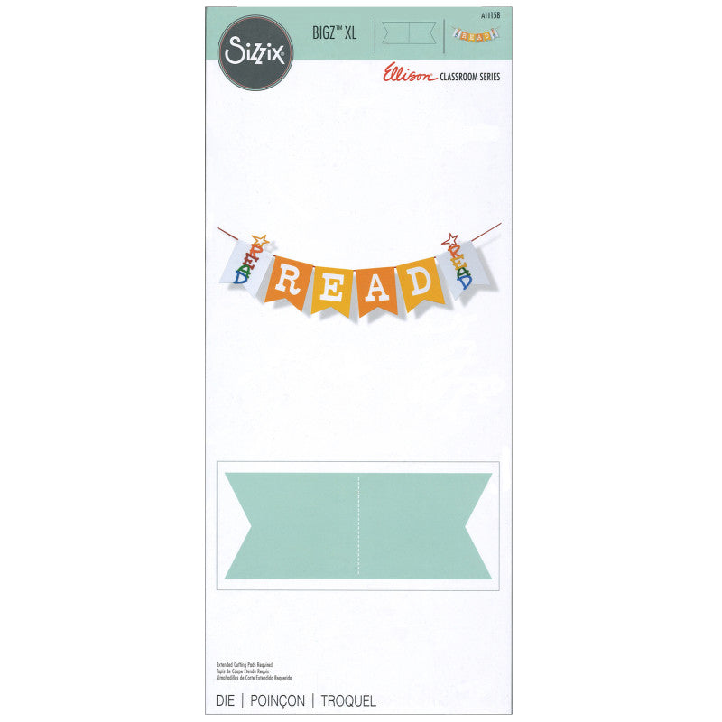 ELLISON EDUCATION - Sizzix Bigz XL Die - Banner, Ribbon