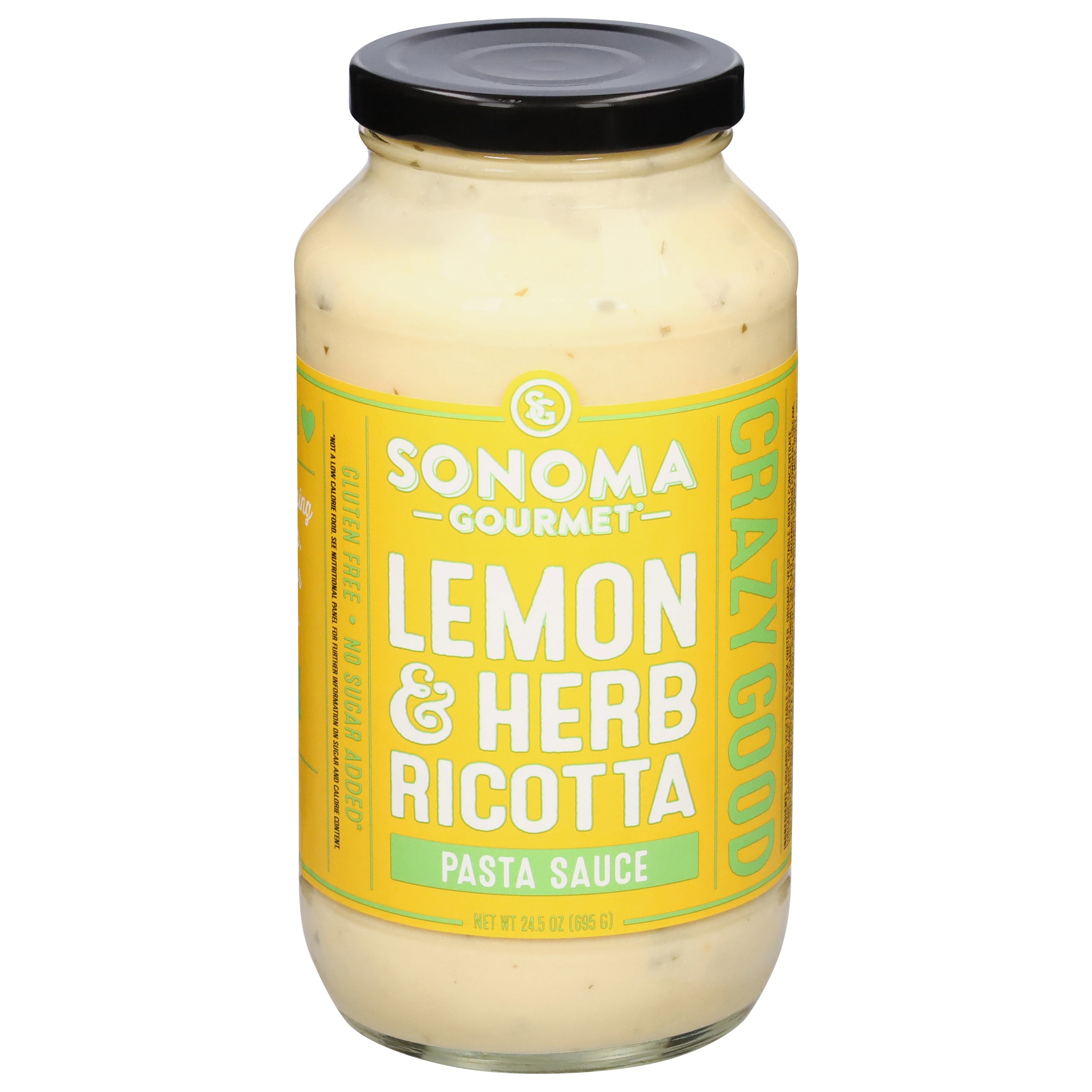 Sonoma Gourmet Lemon & Herb Ricotta Pasta Sauce 24.5 oz - Case of 6