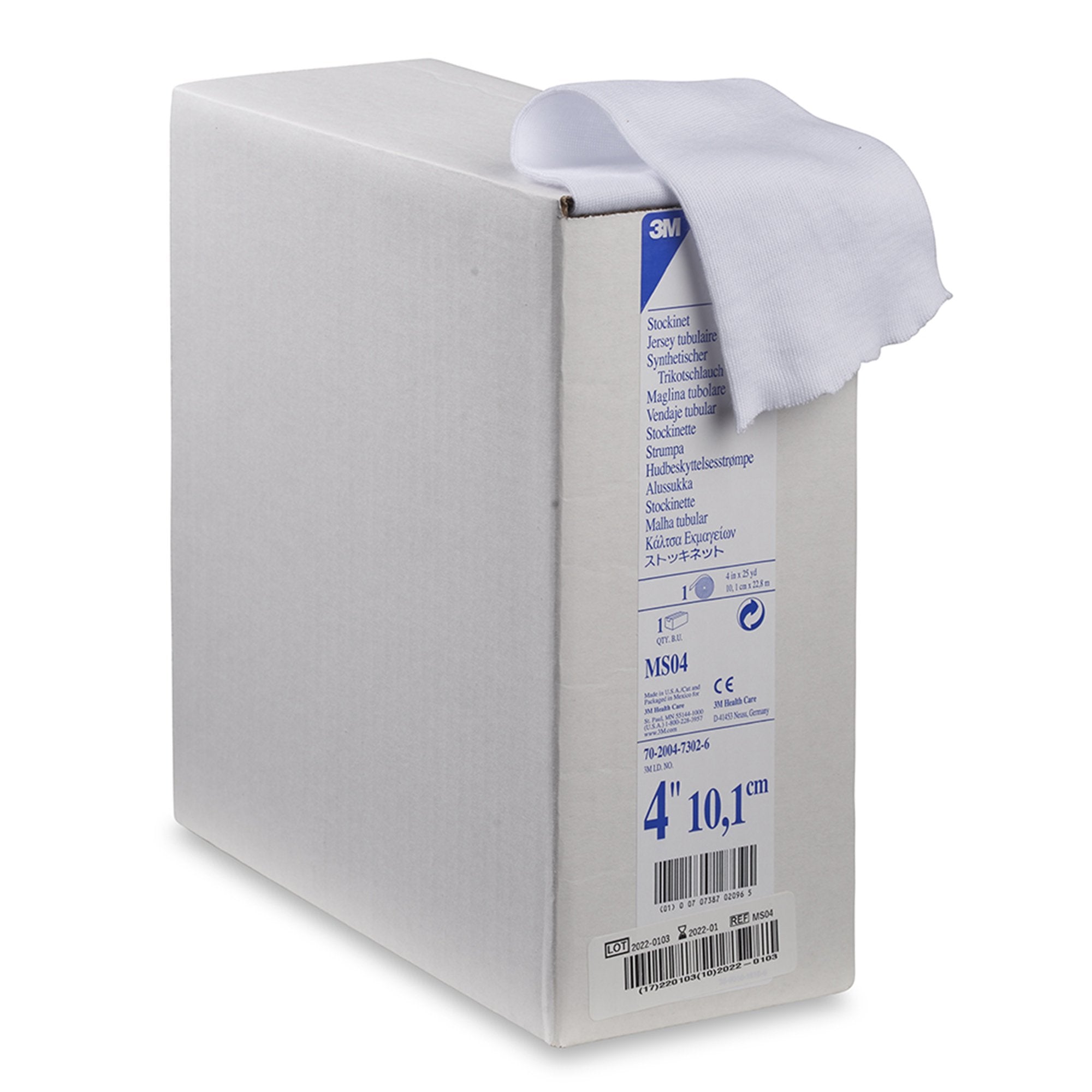 Solventum Corporation - Stockinette Tubular / Undercast 3M™ Synthetic 4 Inch X 25 Yard Polyester NonSterile [1/RL]