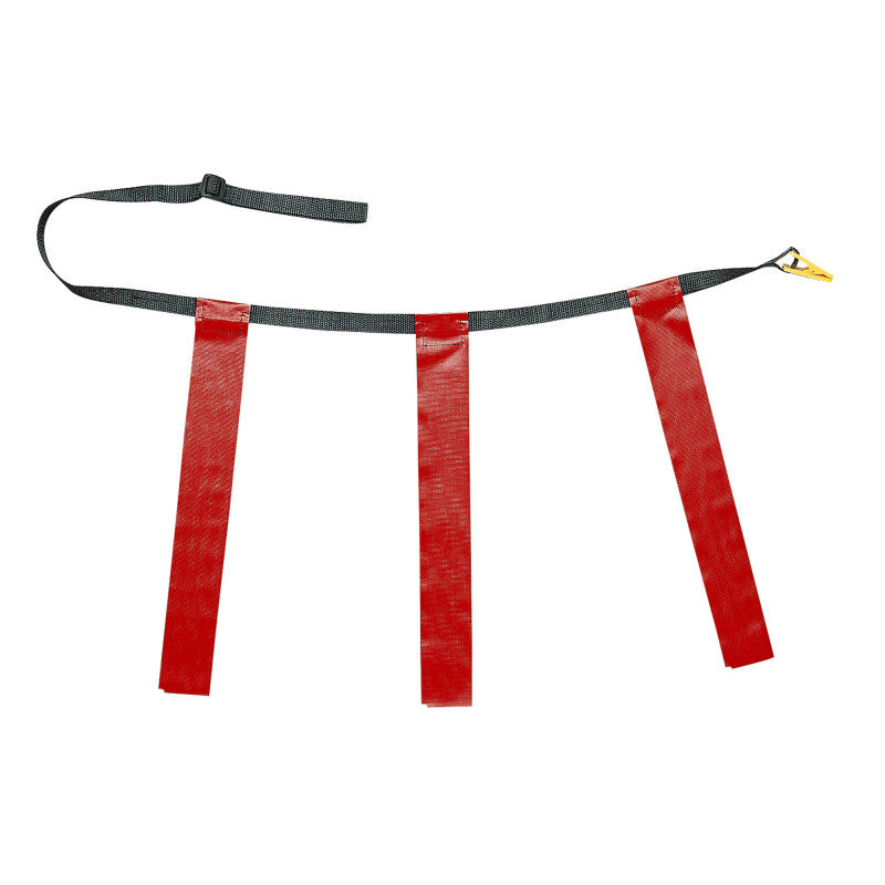 CHAMPION SPORTS - Triple Flag Football Set, Youth Size, Red, 25"-31", 12 per pack