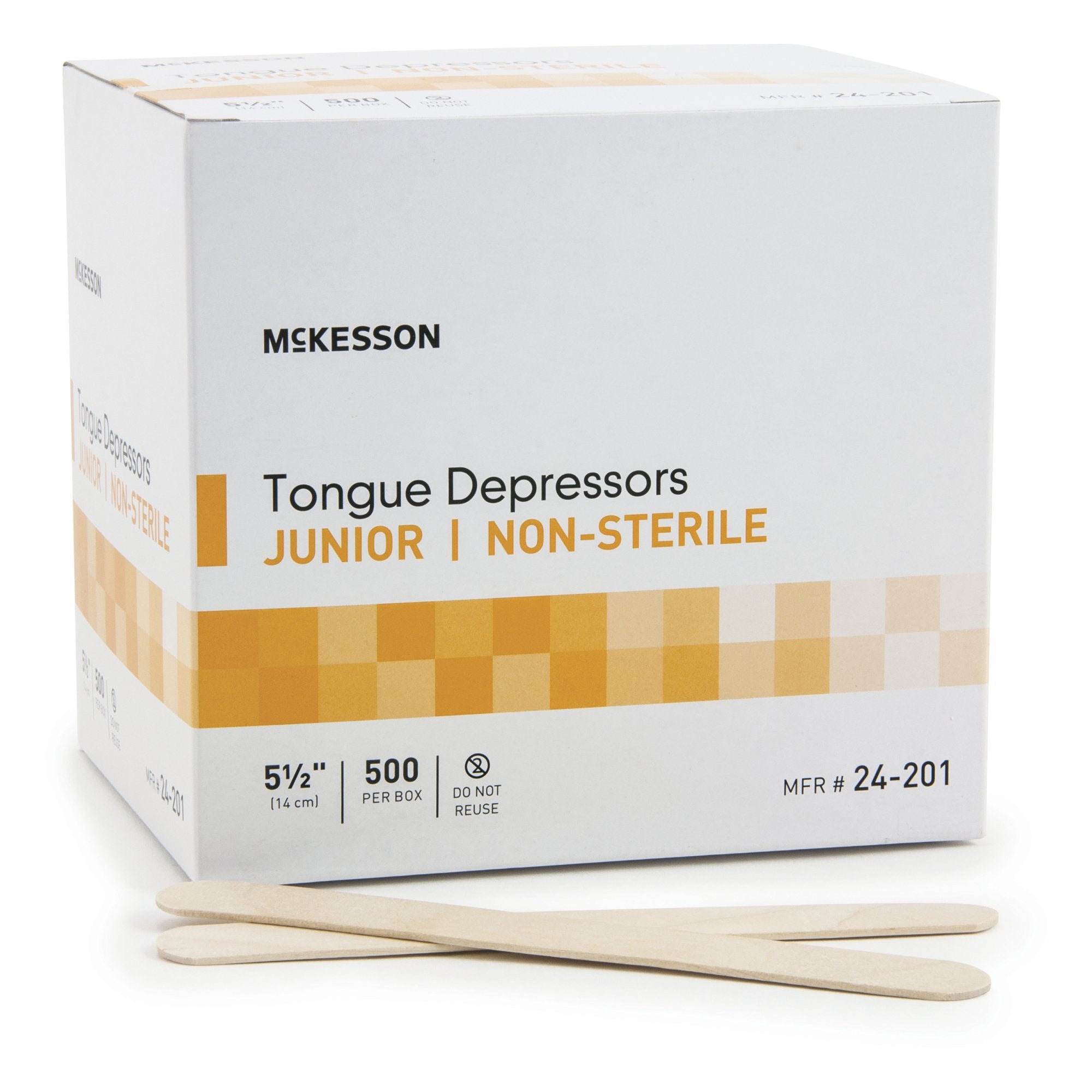 McKesson Brand - Tongue Depressor McKesson 5-1/2 Inch Length Wood Junior [10/CS]