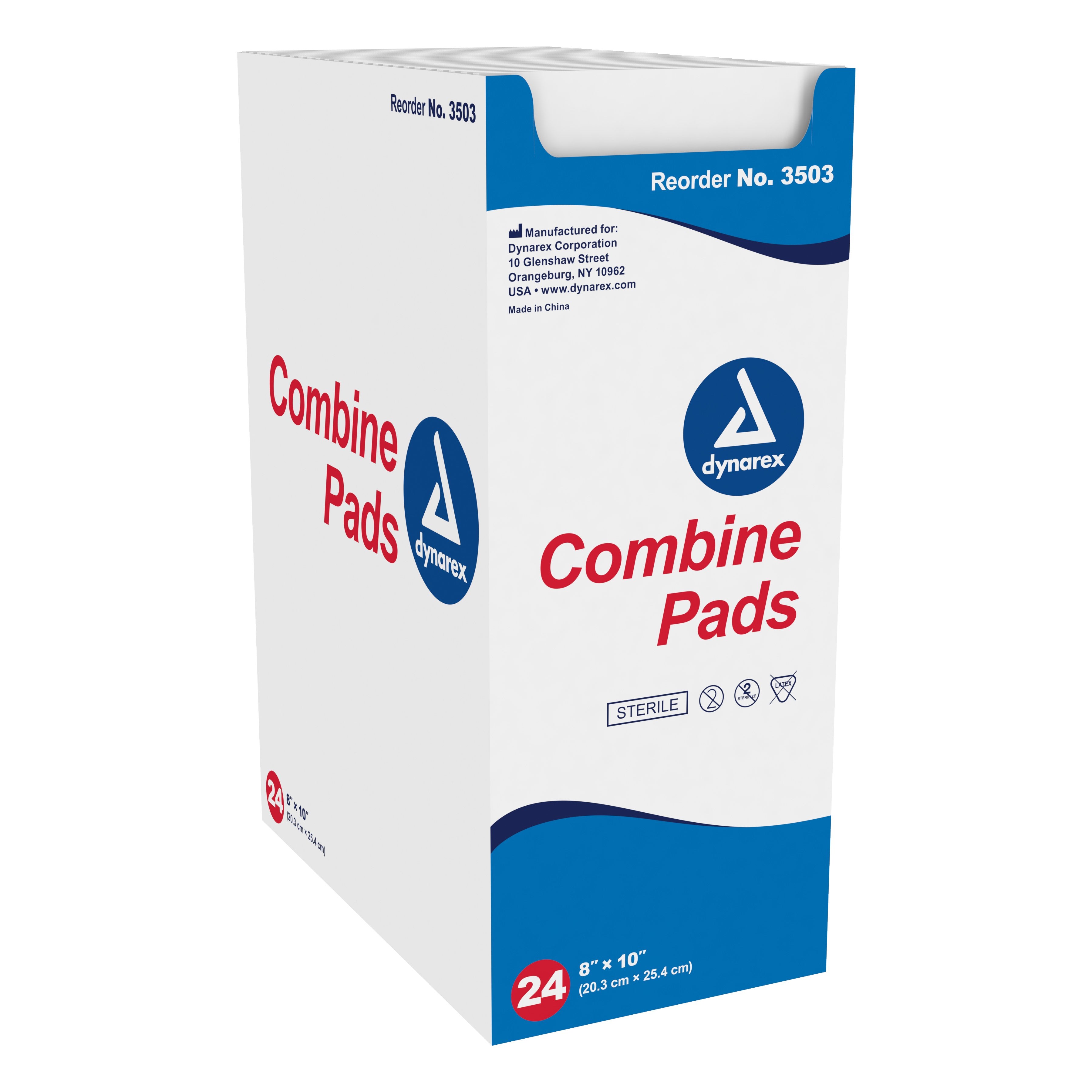 Dynarex - Abdominal Pad Dynarex® 8 X 10 Inch Sterile 1 per Pouch [1/BX]
