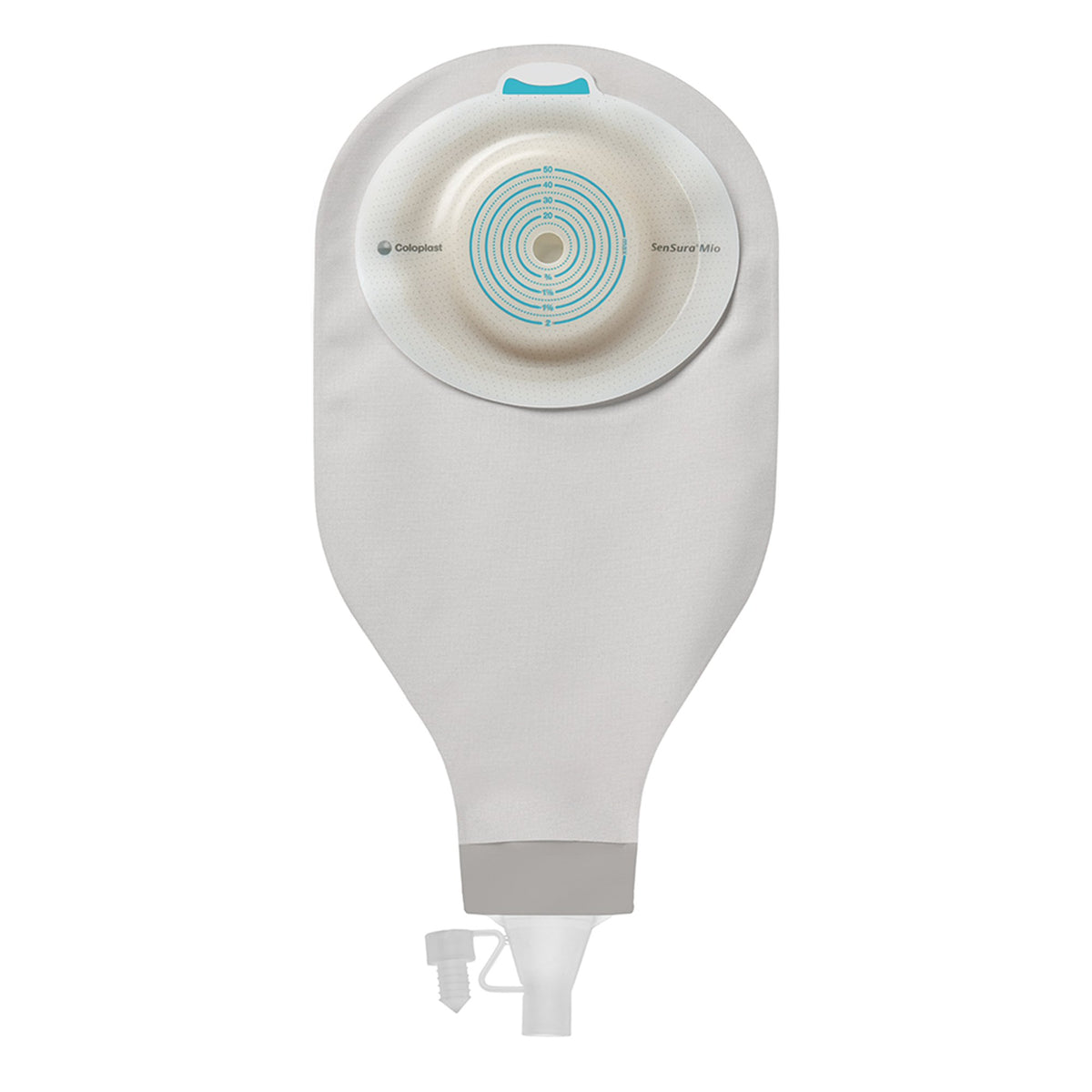 Coloplast - Ostomy Pouch SenSura® Mio High Output One-Piece System Convex, Trim to Fit 3/8 to 2 Inch Stoma Drainable [10/BX]