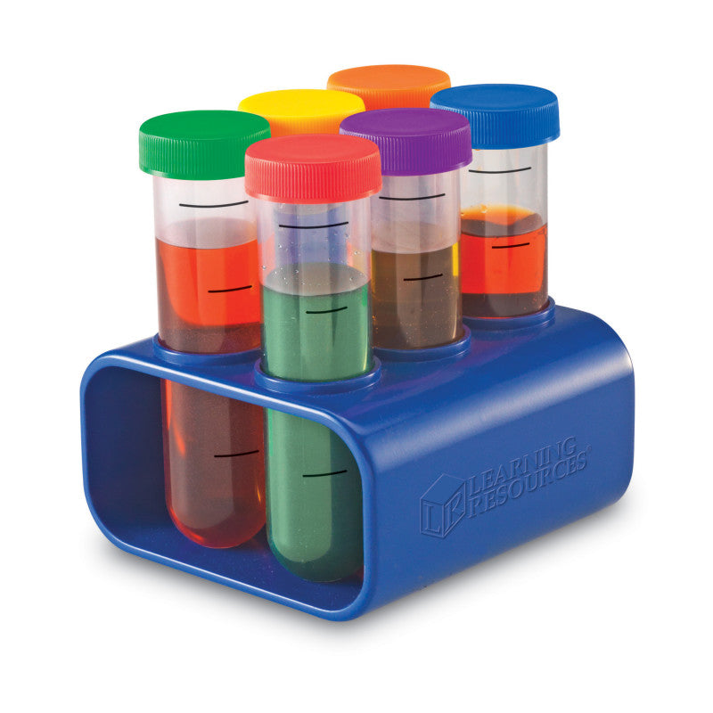 LEARNING RESOURCES - Primary Science Jumbo Test Tubes with Stand