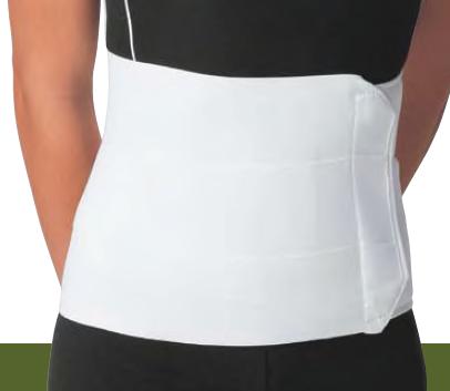 DJO - Abdominal Binder ProCare® Premium 3X-Large Hook and Loop Closure 82 to 100 Inch Waist Circumference 9 Inch Height Adult [1/EA]