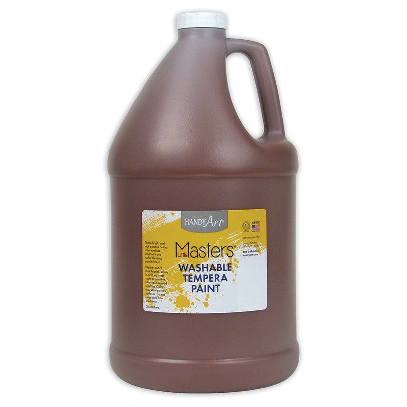 HANDY ART - Little Masters® Washable Tempera Paint, Brown, Gallon