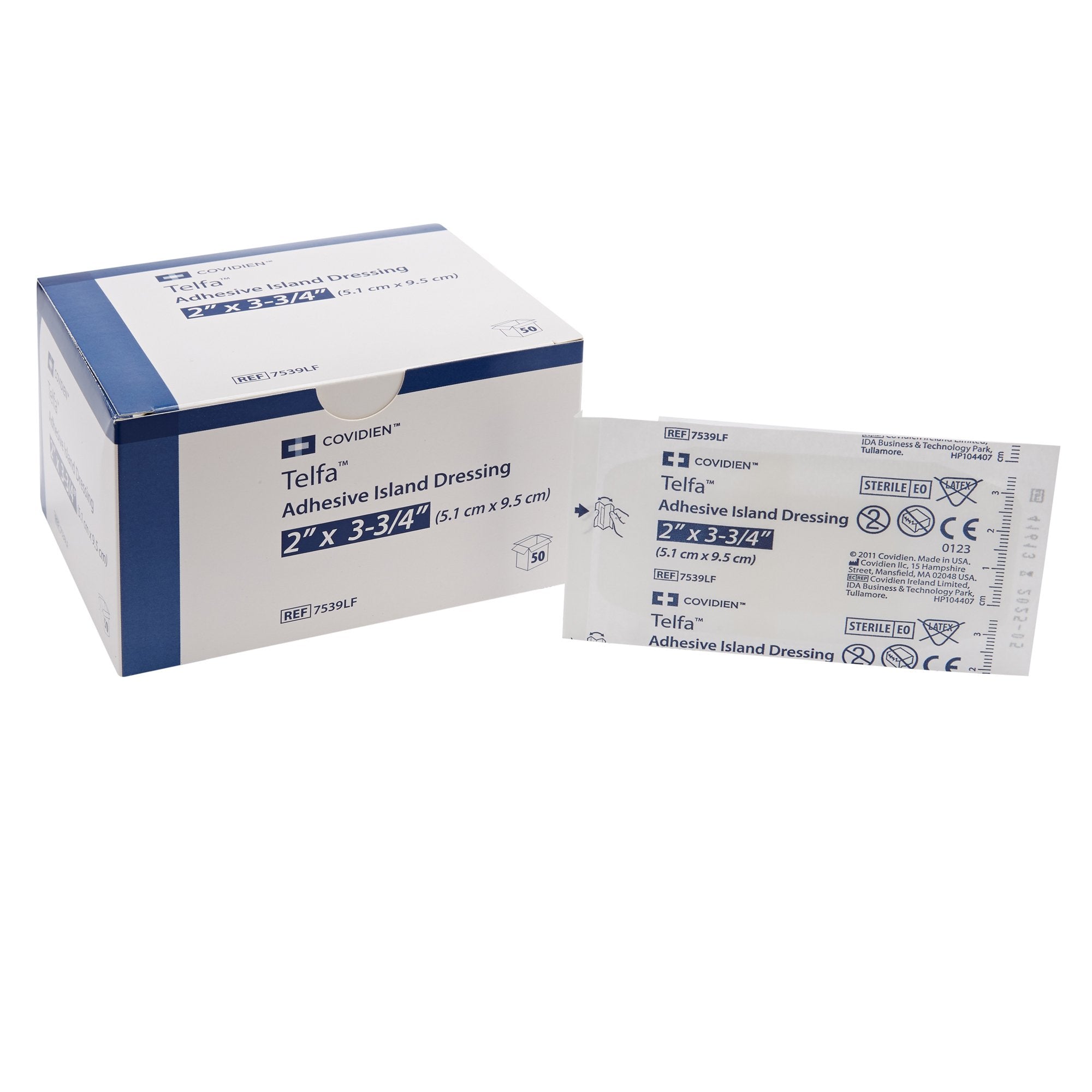 Cardinal - Island Dressing Telfa™ 2 X 3-3/4 Inch Rectangle Sterile [50/CT]