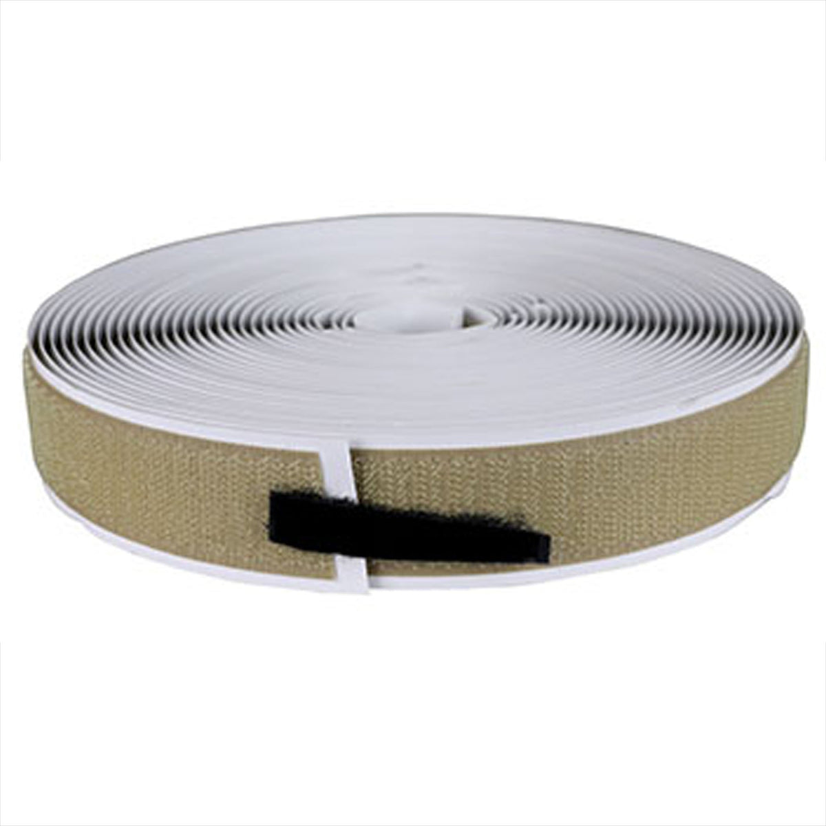 Fabrication Enterprises - Self-Adhesive Hook Velcro® Brand 0.2 X 1 X 360 Inch, 1 Inch Hook Tan [1/EA]