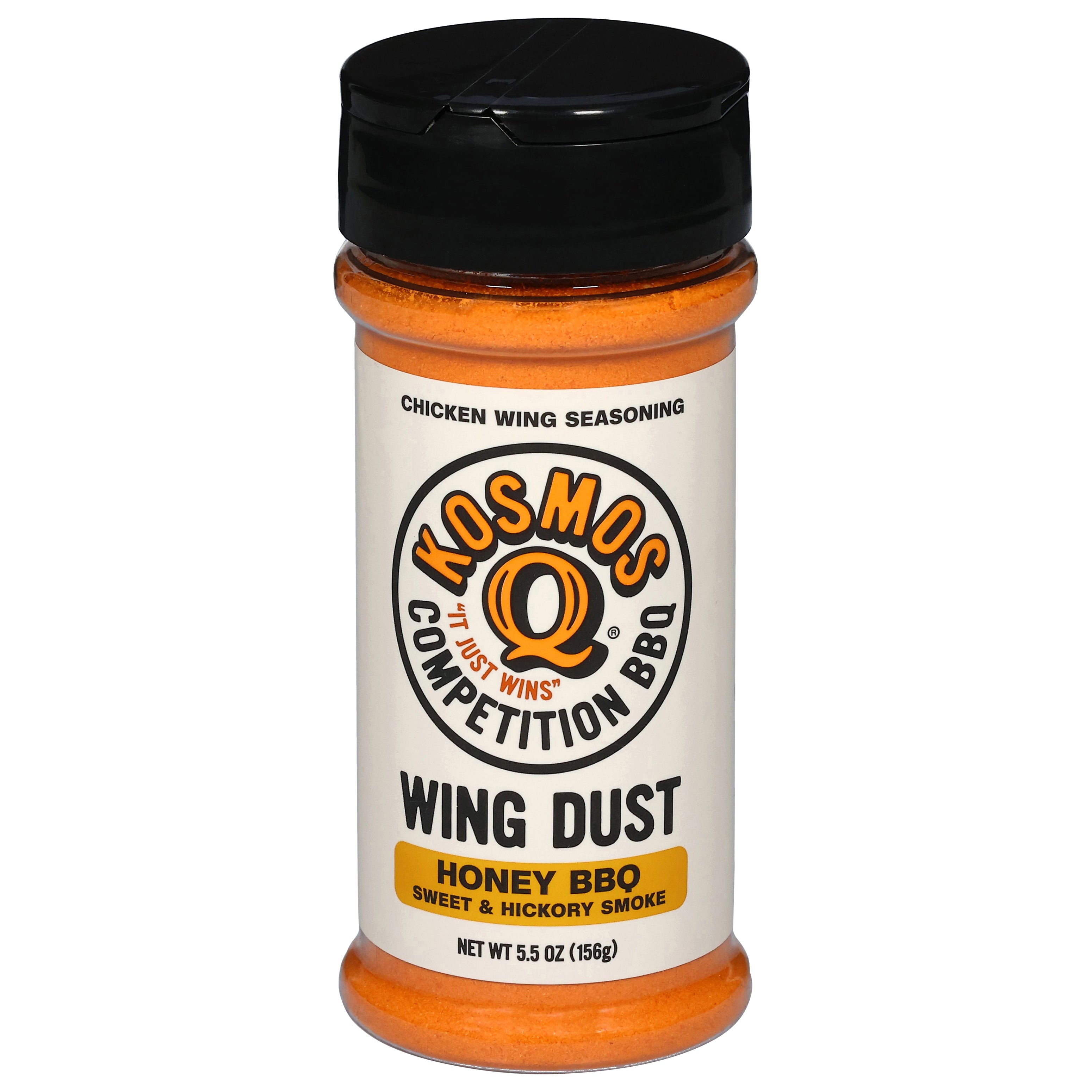 Kosmos Q Wing Dust Honey BBQ Chicken Wing Seasoning 5.5 oz - Case of 6