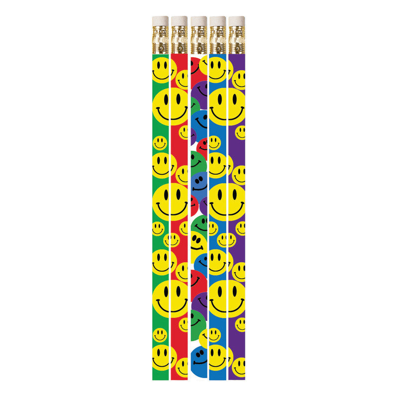 MUSGRAVE PENCIL COMPANY - Happy Face Assorted Motivational Pencils, Pack of 144