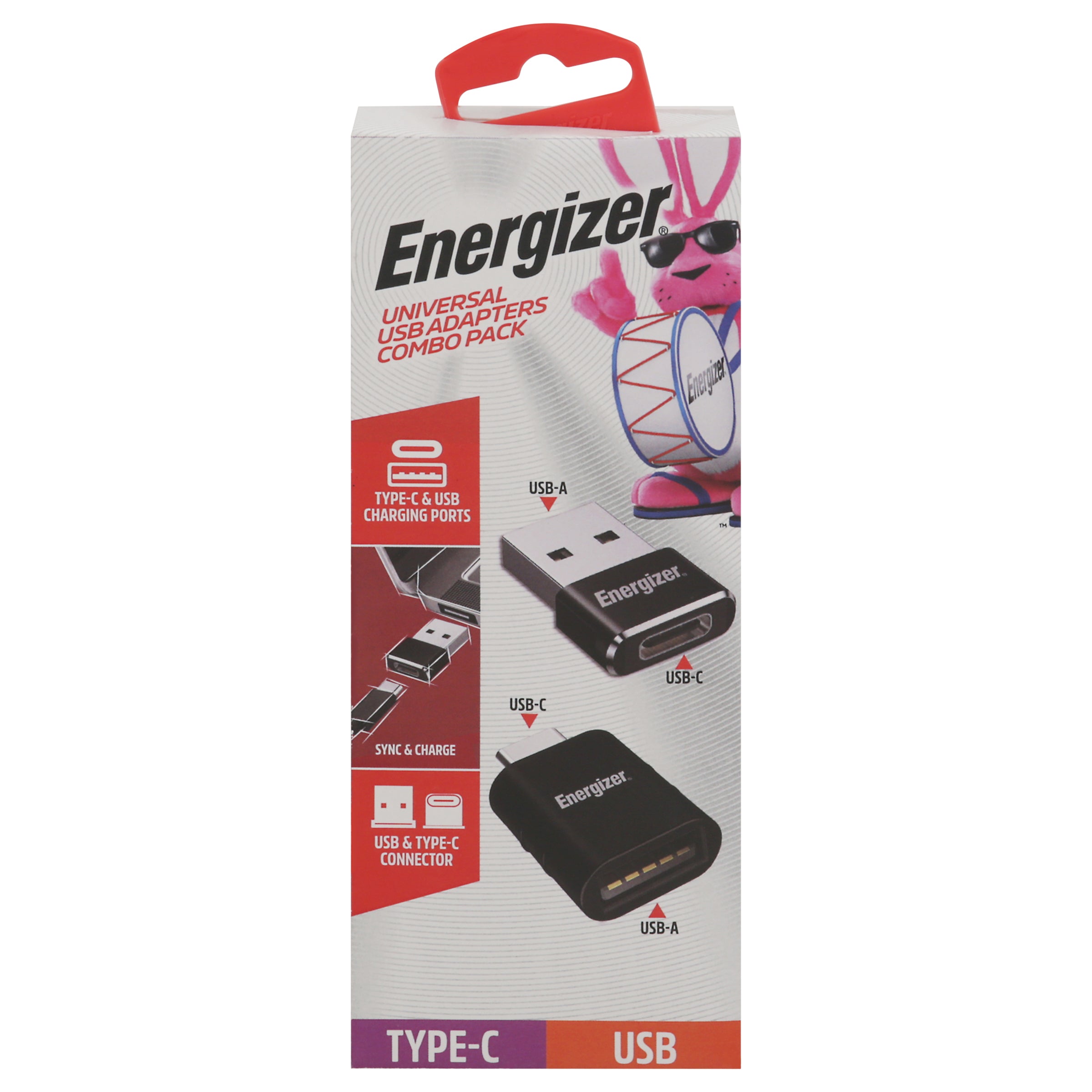 Energizer Universal USB Adapters Combo Pack 1 ea - Case of 1
