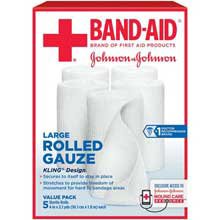 Johnson & Johnson Consumer - Conforming Bandage Band-Aid® 4 Inch X 3-3/5 Yard Sterile 5 per Pack [60/CS]