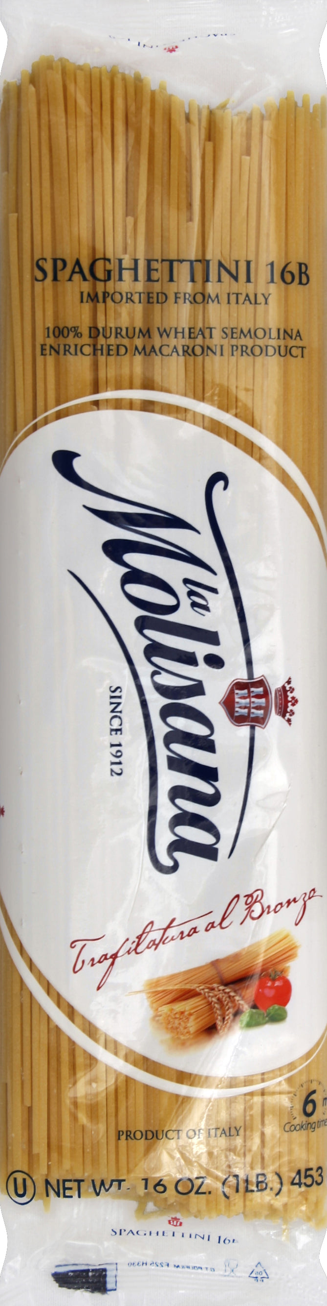 La Molisana Spaghettini 16 oz - Case of 20