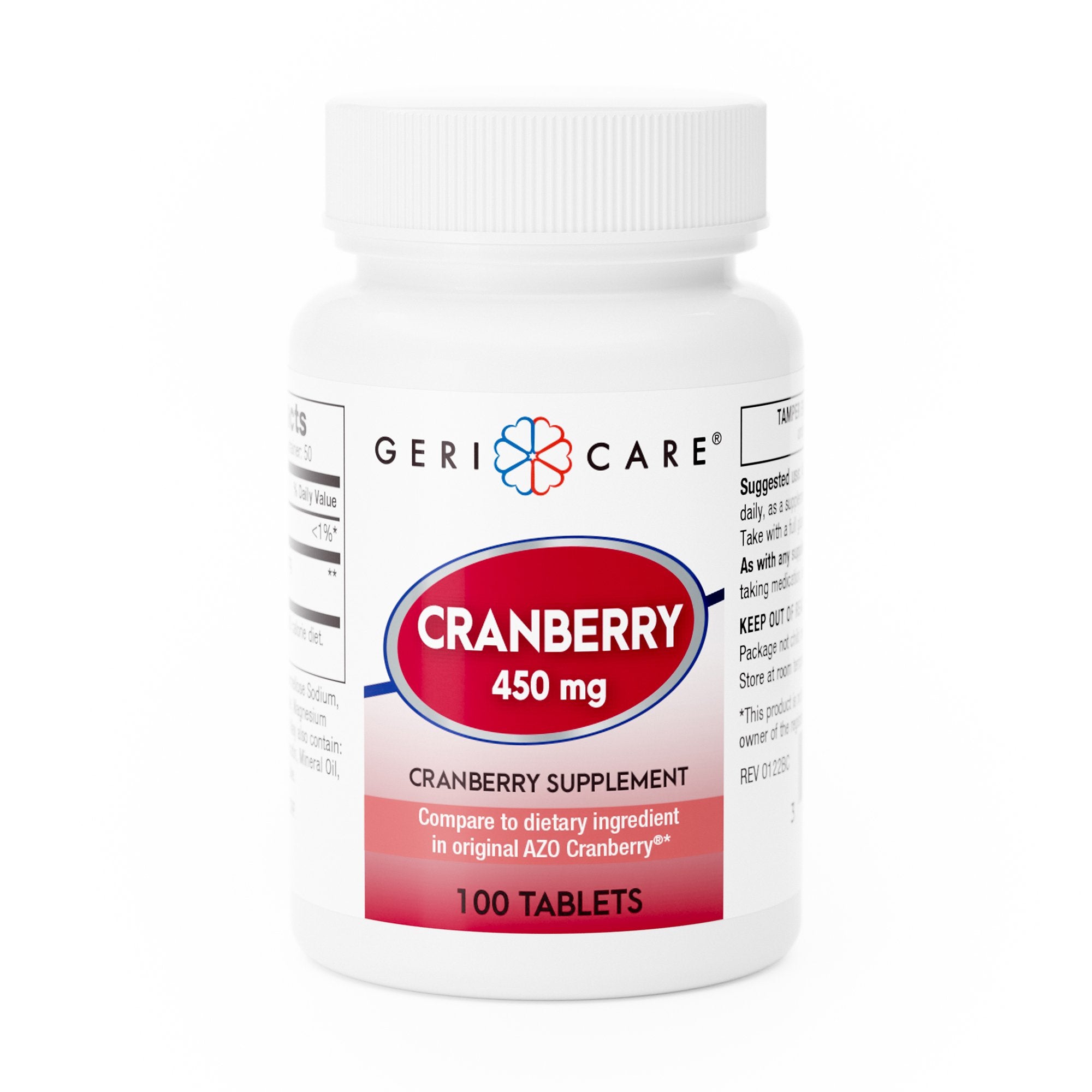 Geri-Care - Dietary Supplement Geri-Care® Cranberry Extract 450 mg Strength Tablet 100 per Bottle [1/BT]