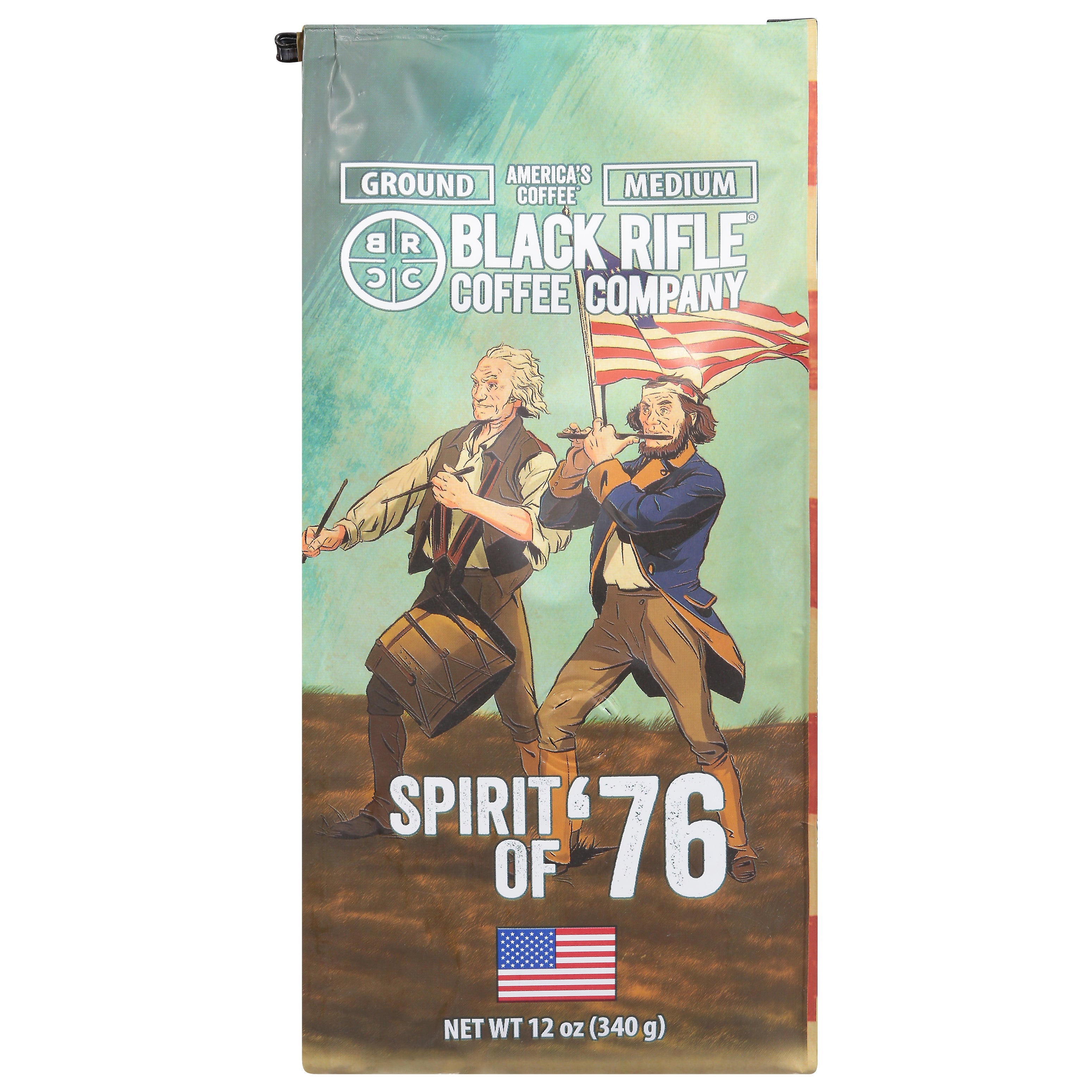 Black Rifle Coffee Company America's Coffee Medium Ground Spirit of '76 Coffee 12 oz - Case of 6