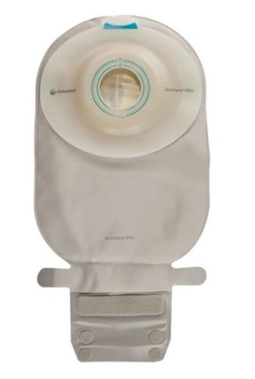 Coloplast - Ostomy Pouch SenSura® Mio Convex One-Piece System 11 Inch Length, Maxi Deep Convex, Pre-Cut 1 Inch Stoma Drainable [10/BX]
