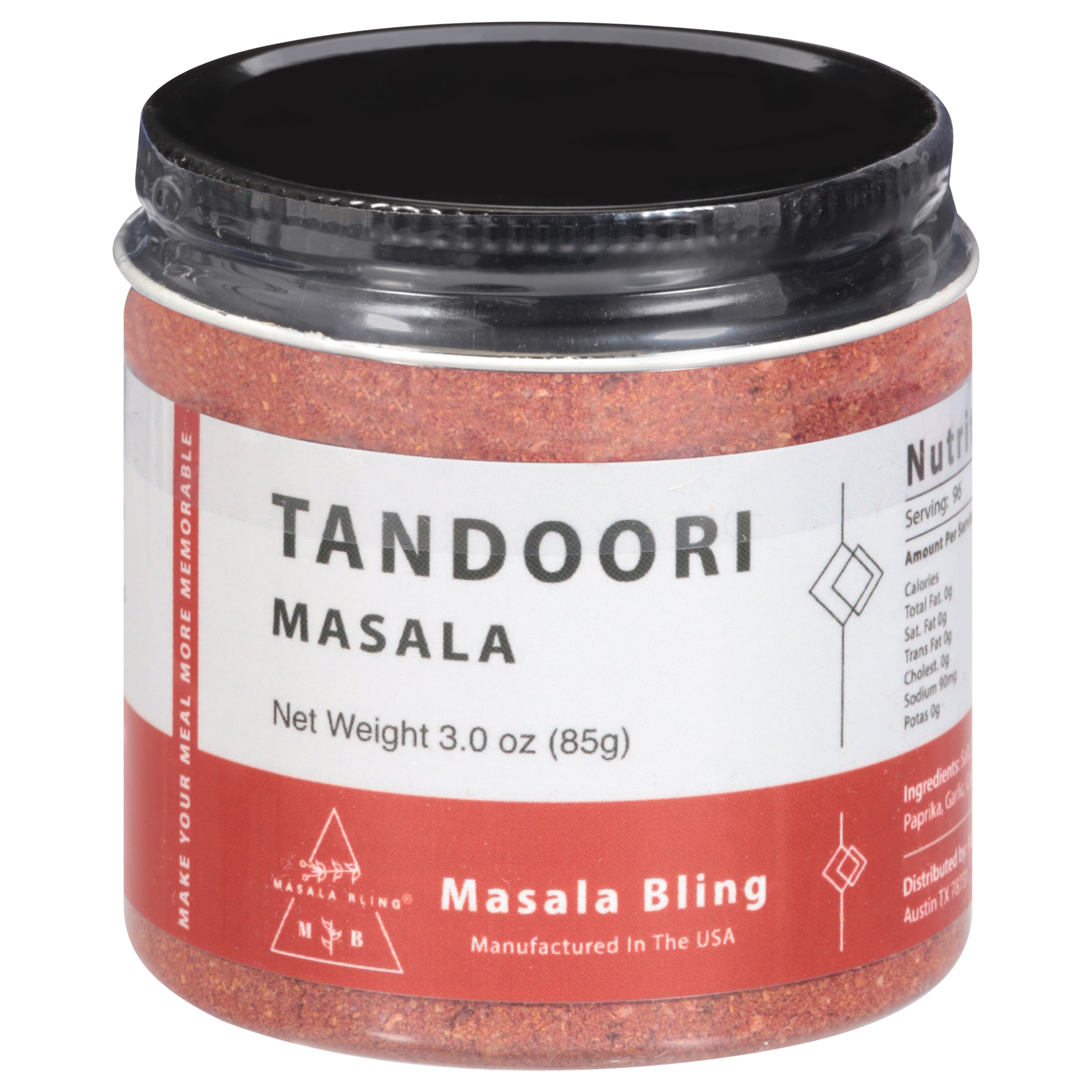 Masala Bling Tandoori Masala 3.0 oz - Case of 6