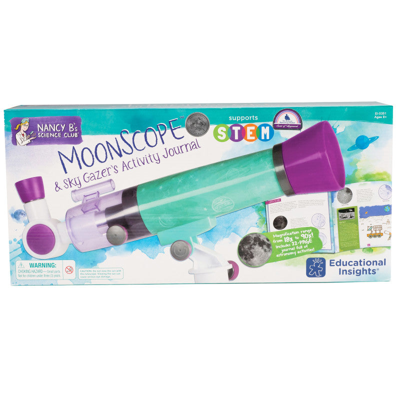 EDUCATIONAL INSIGHTS - Nancy B’s Science Club® MoonScope™ & Sky Gazer's Activity Journal