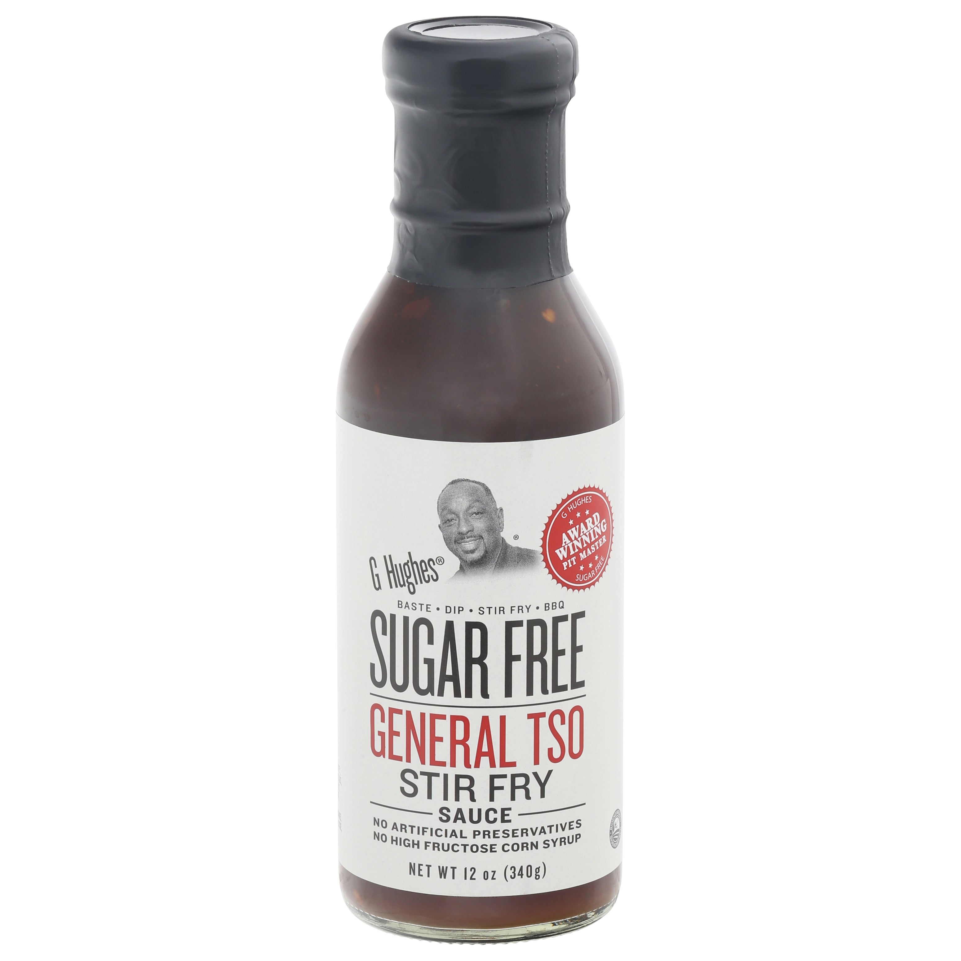 G Hughes Sugar Free Stir Fry General Tso Sauce 12 oz - Case of 6