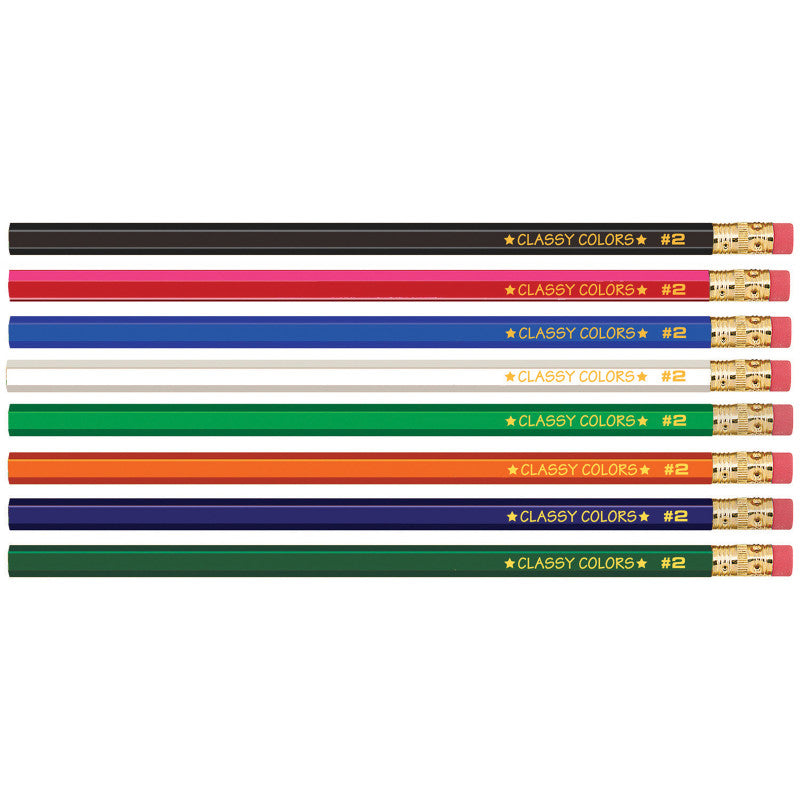 MUSGRAVE PENCIL COMPANY - No. 2 Wood Case Hex Pencil, Assorted Colors, Pack of 144