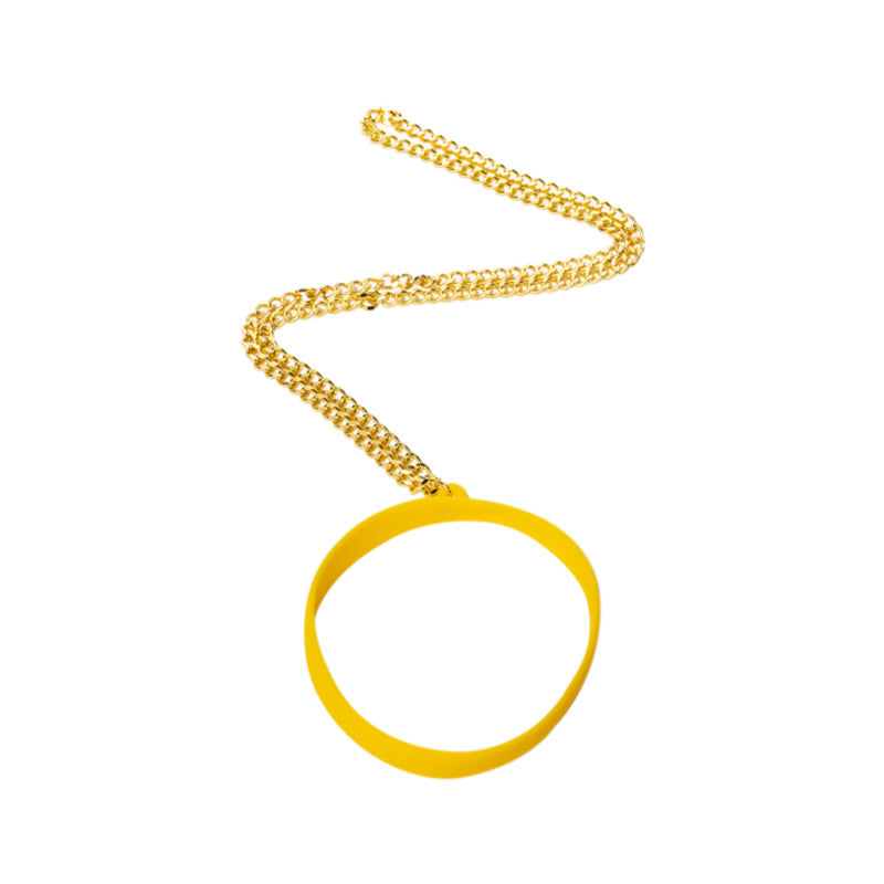 Dance Party Button Necklace
