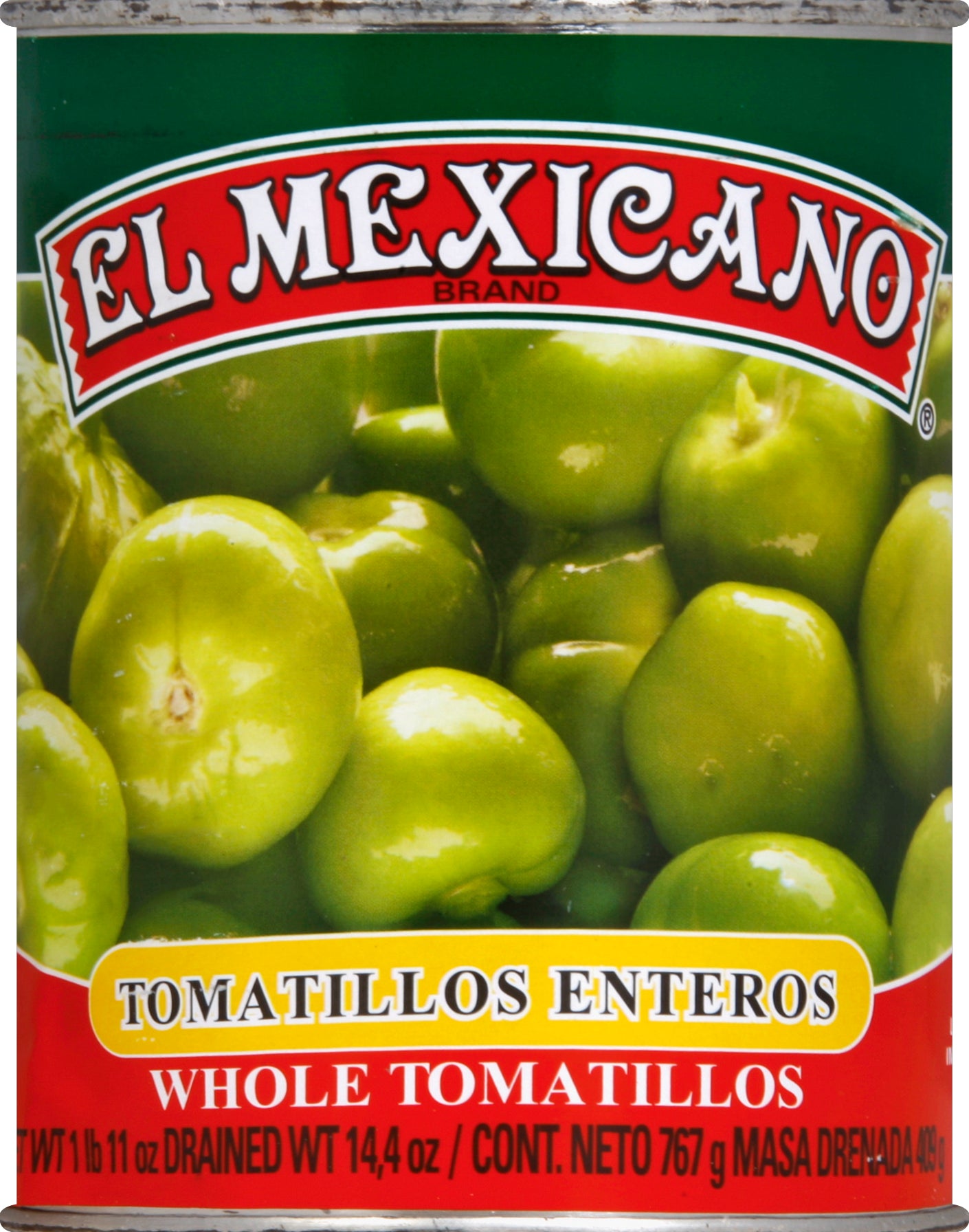 El Mexicano Whole Tomatillos 11 oz - Case of 12