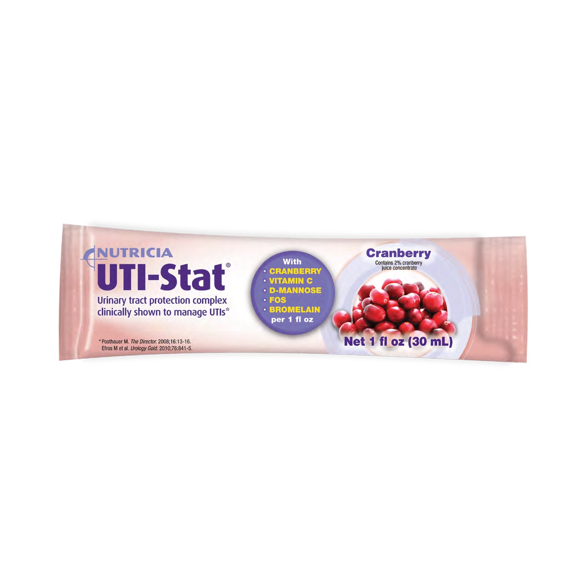 Nutricia North America - Oral Supplement UTI-Stat® Cranberry Flavor Liquid 1 oz. Individual Packet [1/EA]
