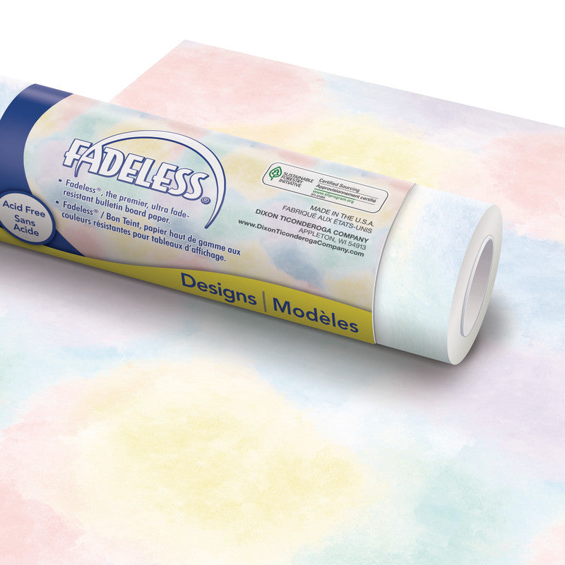 FADELESS - Bulletin Board Paper - Watercolor, 48" x 50'