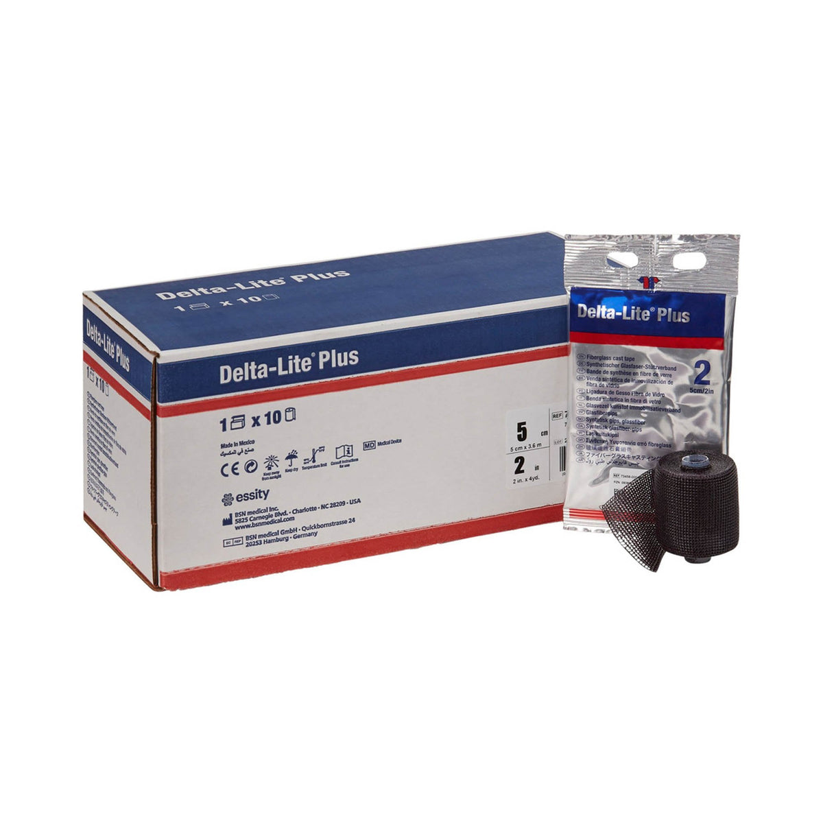 BSN Medical - Cast Tape Delta-Lite® Plus 4 Inch X 12 Foot Fiberglass / Resin Black [10/BX]