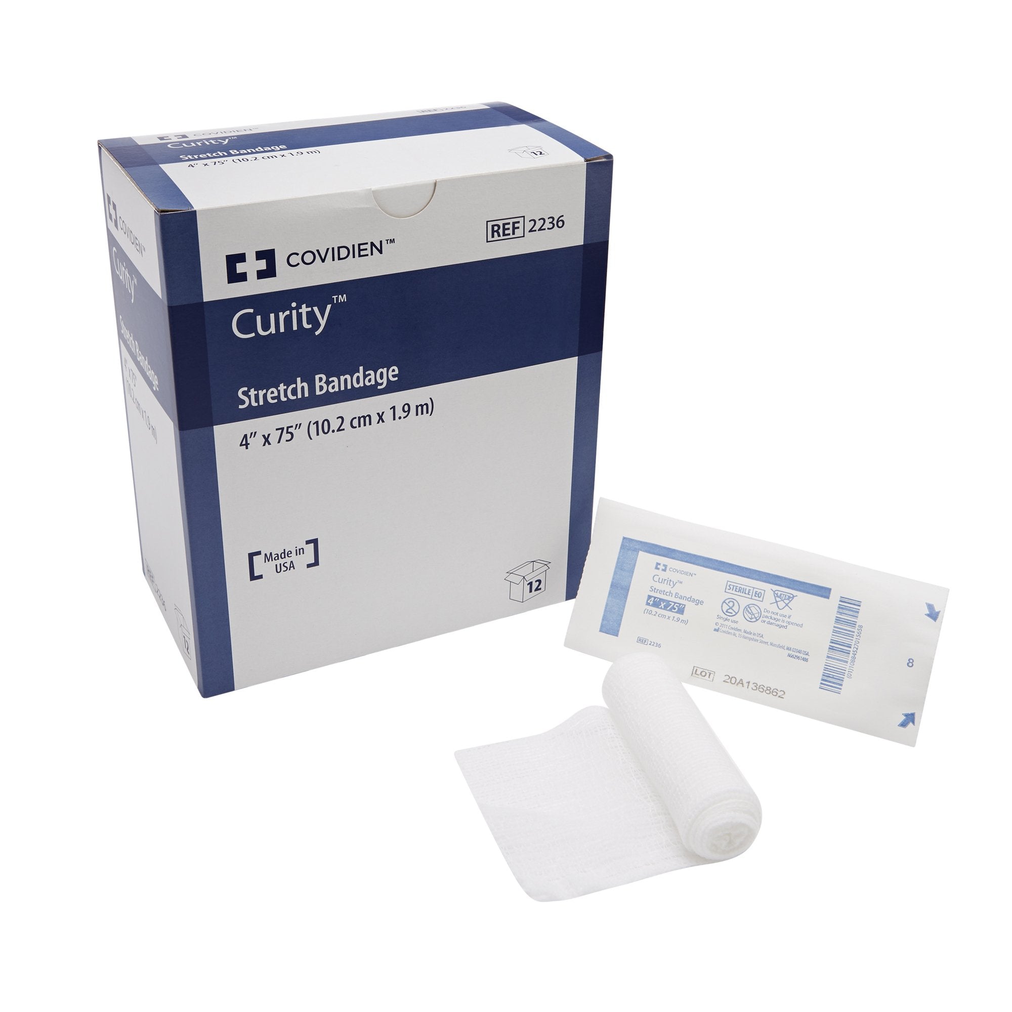 Cardinal - Conforming Bandage Curity™ 4 X 75 Inch 1-Ply Sterile 1 per Pack [1/EA]