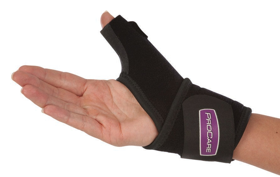 DJO - Thumb Support Universal Thumb-O-Prene™ One Size Fits Most Hook and Loop Closure Left or Right Hand Black [1/EA]