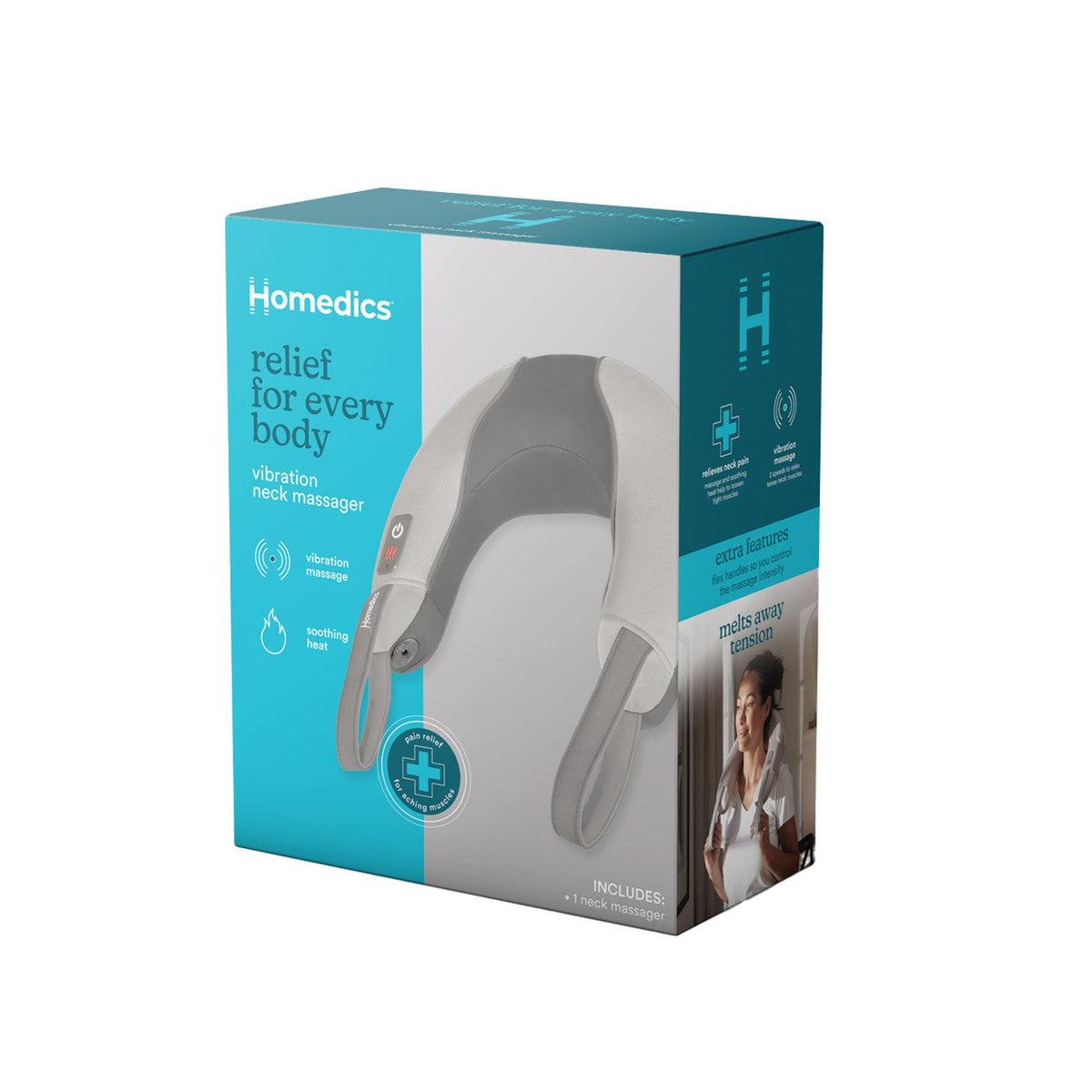 HoMedics USA LLC - Hand-Held Neck Massager with Heat HoMedics® Pro Therapy [1/EA]