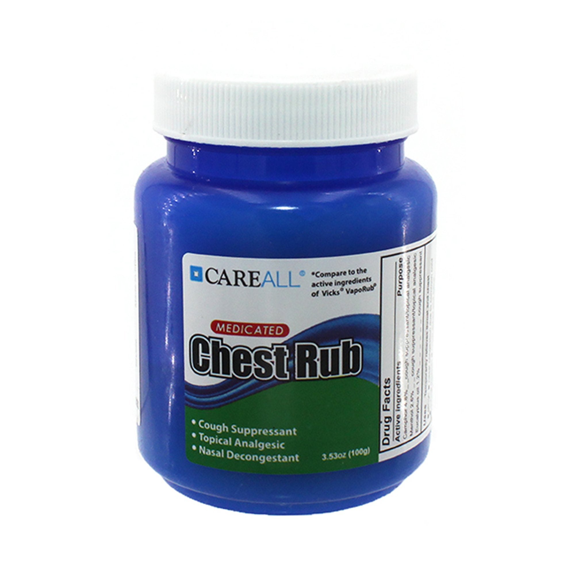 New World Imports - Chest Rub CareAll® 4.8% - 1.2% - 2.6% Strength Ointment 3.53 oz. [1/EA]