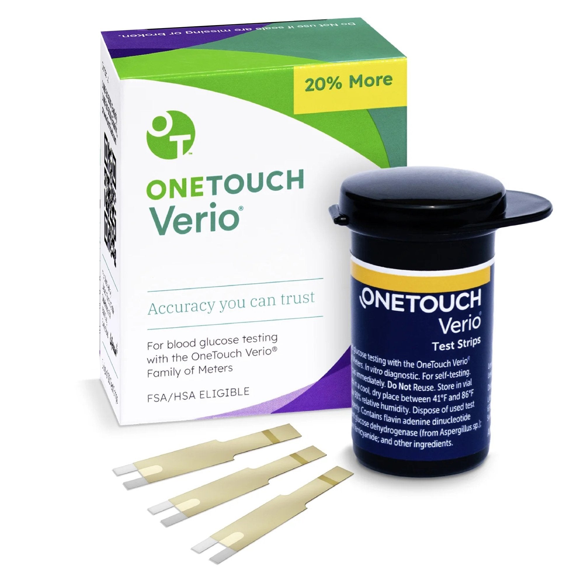 LifeScan - Blood Glucose Test Strips OneTouch® Verio® 50 Strips per Pack [50/BX]