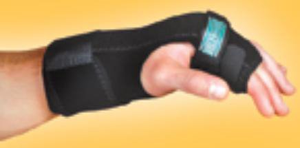 Hely & Weber - Hand / Finger Brace TKO® Standard Neoprene / Nylon / UBL Left Hand Black One Size Fits Most [1/EA]