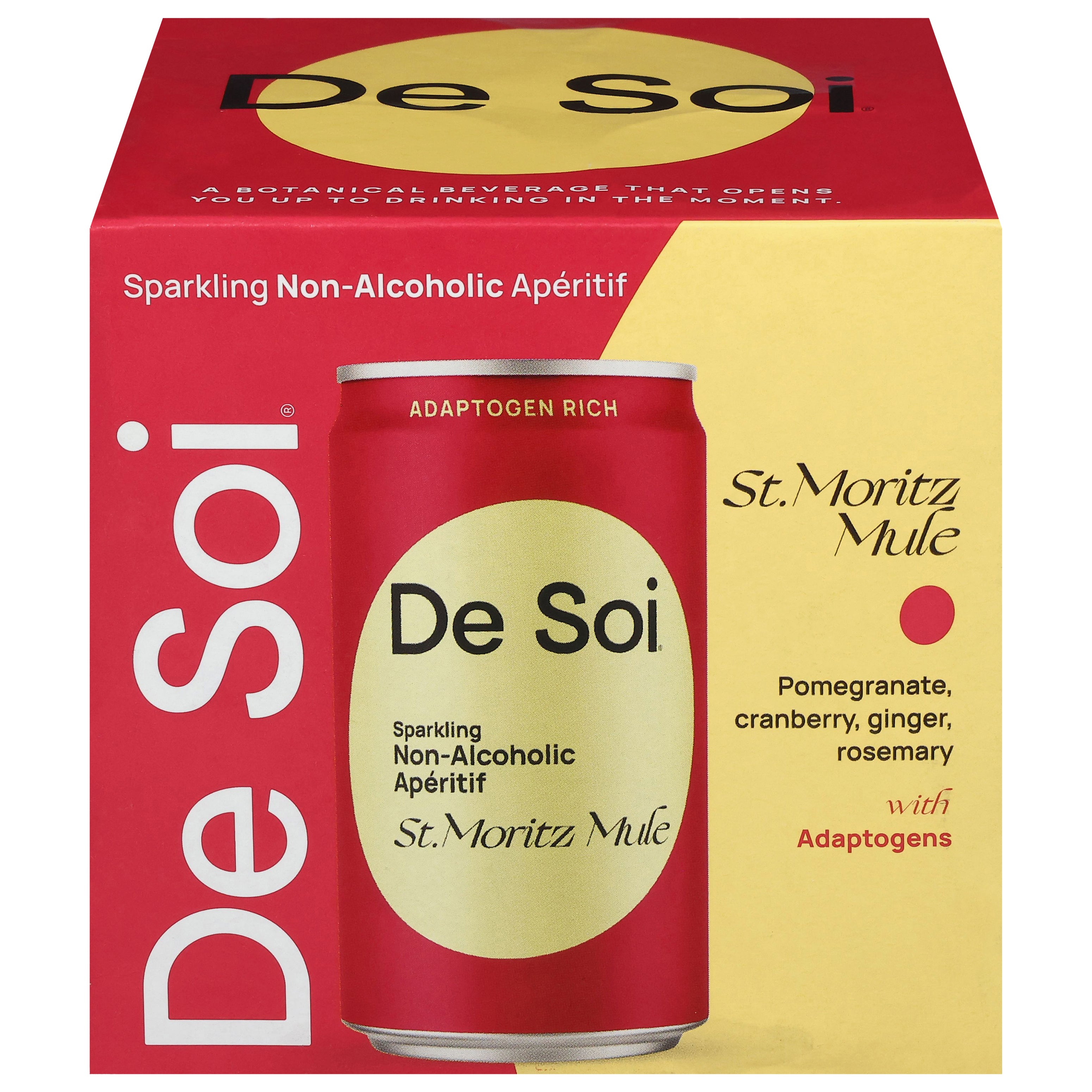 De Soi Sparkling Non-Alcoholic St. Moritz Mule Aperitif 1 Each - Case of 6