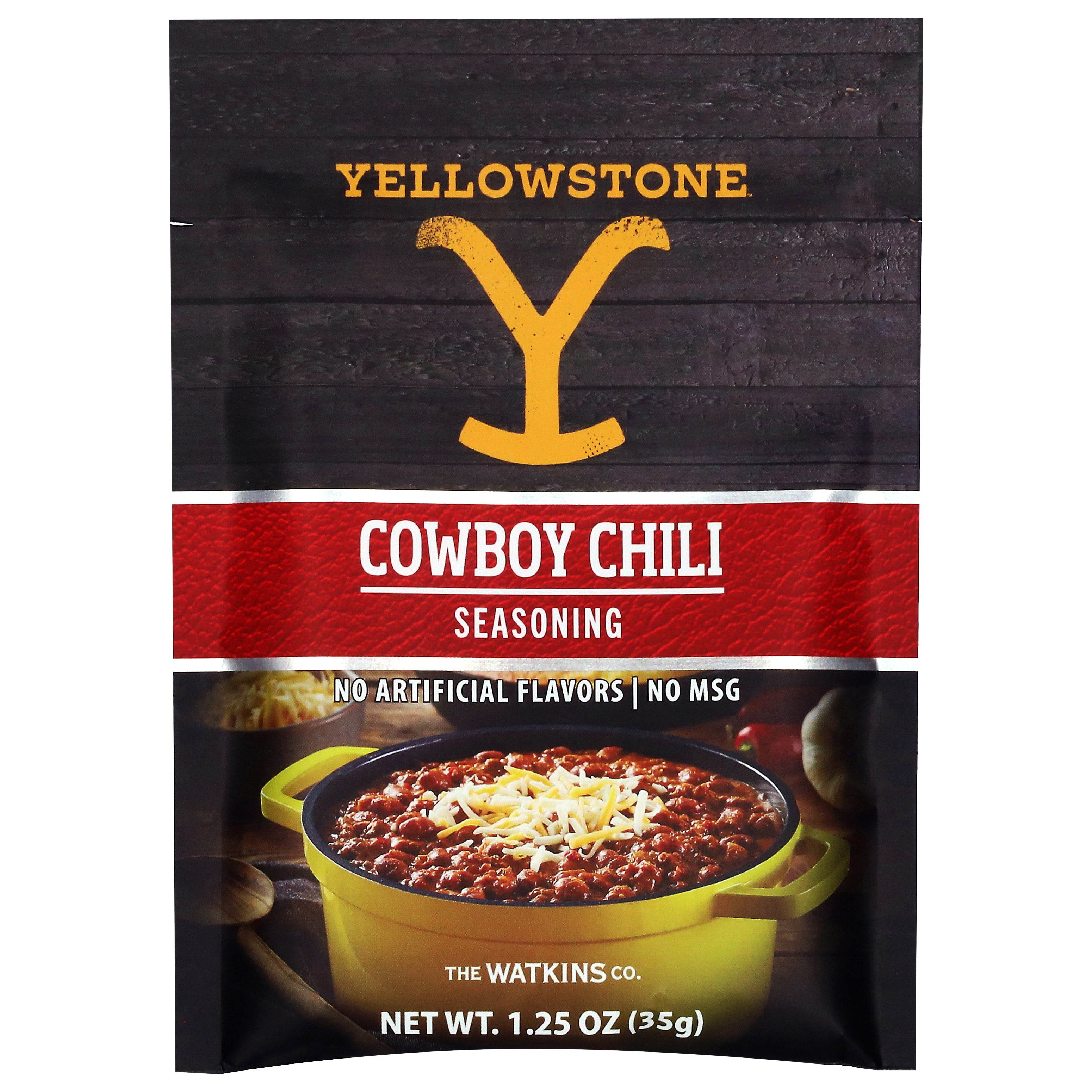 Yellowstone Cowboy Chili Seasoning 1.25 oz - Case of 12